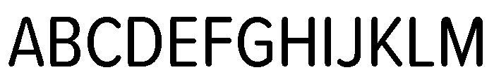 Proxima Soft Condensed Regular Font UPPERCASE