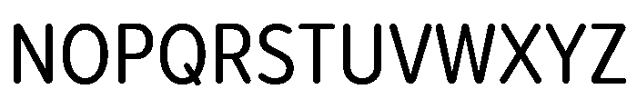 Proxima Soft Condensed Regular Font UPPERCASE