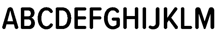Proxima Soft Condensed Semi Bold Font UPPERCASE