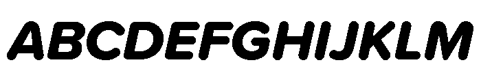 Proxima Soft Extra Bold Italic Font UPPERCASE