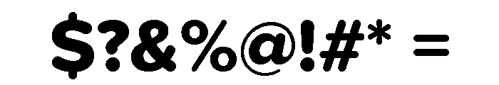 Proxima Soft Extra Bold Font OTHER CHARS