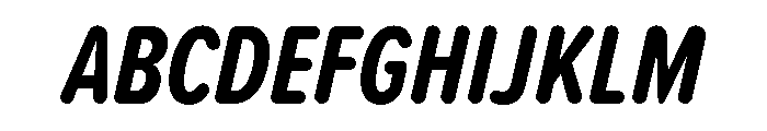 Proxima Soft Extra Condensed Bold Italic Font UPPERCASE