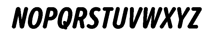 Proxima Soft Extra Condensed Bold Italic Font UPPERCASE