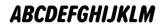 Proxima Soft Extra Condensed Extra Bold Italic Font UPPERCASE