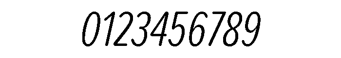 Proxima Soft Extra Condensed Light Italic Font OTHER CHARS