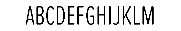 Proxima Soft Extra Condensed Light Font UPPERCASE