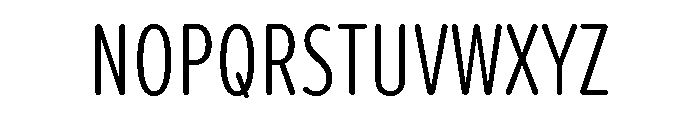 Proxima Soft Extra Condensed Light Font UPPERCASE
