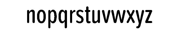 Proxima Soft Extra Condensed Medium Font LOWERCASE