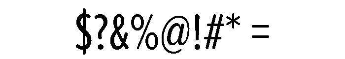 Proxima Soft Extra Condensed Regular Font OTHER CHARS