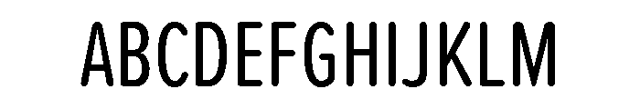 Proxima Soft Extra Condensed Regular Font UPPERCASE