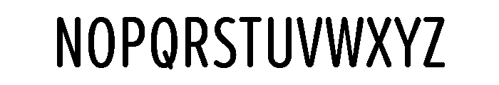 Proxima Soft Extra Condensed Regular Font UPPERCASE