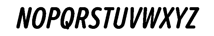 Proxima Soft Extra Condensed Semi Bold Italic Font UPPERCASE