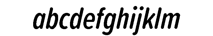 Proxima Soft Extra Condensed Semi Bold Italic FONT
