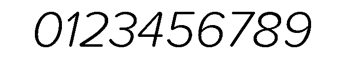 Proxima Soft Light Italic Font OTHER CHARS