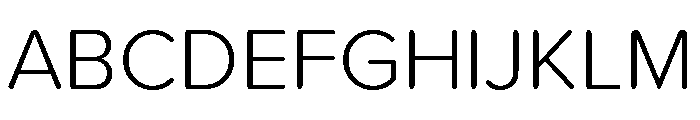 Proxima Soft Light Font UPPERCASE