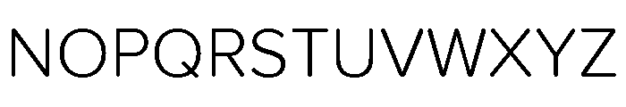 Proxima Soft Light Font UPPERCASE