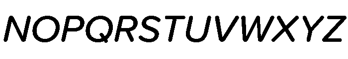 Proxima Soft Medium Italic Font UPPERCASE