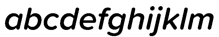 Proxima Soft Semi Bold Italic FONT