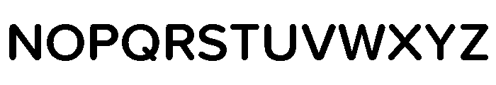 Proxima Soft Semi Bold Font UPPERCASE