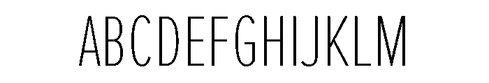 Proxima Vara Font UPPERCASE