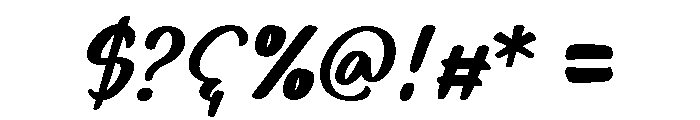 PS Hustlepen Font OTHER CHARS