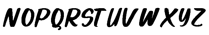 PS Hustlepen Font UPPERCASE