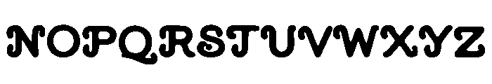 Psychedelic Rounded Font UPPERCASE