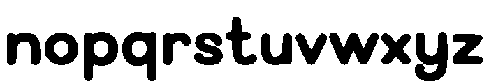 Psychedelic Rounded Font LOWERCASE