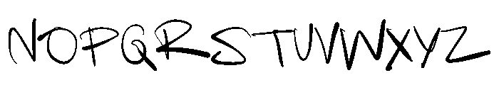 Psycho Script Font UPPERCASE