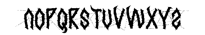 Psychodrama Font LOWERCASE