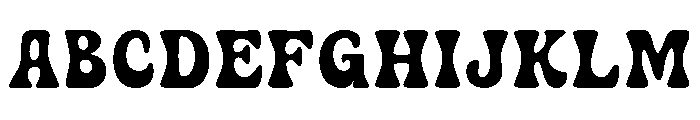 Psycora Regular Font UPPERCASE