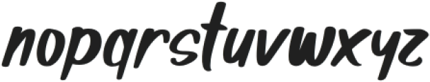 PS Hustlepen otf (400) Font LOWERCASE