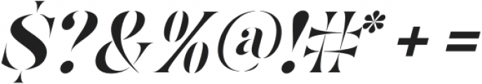 PS-Kinlock Italic otf (400) Font OTHER CHARS