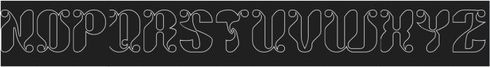 PSYCHE AND LOGOS-Hollow-Inverse otf (400) Font UPPERCASE