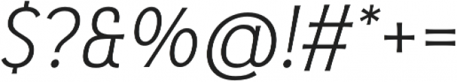 Pseudonym Light Italic otf (300) Font OTHER CHARS