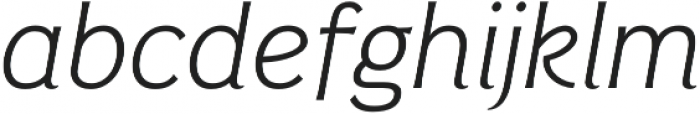 Pseudonym Light Italic otf (300) Font LOWERCASE