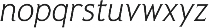 Pseudonym Light Italic otf (300) Font LOWERCASE