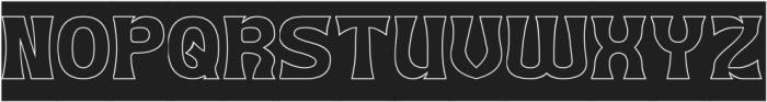 Psychedelia Energy-Hollow-Inver otf (400) Font UPPERCASE