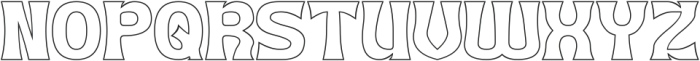 Psychedelia Energy-Hollow otf (400) Font UPPERCASE