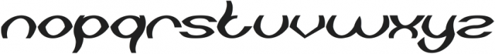 Psychedelic Bold Italic otf (700) Font LOWERCASE