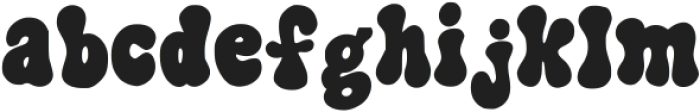 Psychedelic Bubble Two Regular otf (400) Font LOWERCASE
