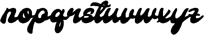 Psychedelic otf (400) Font LOWERCASE