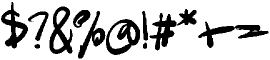 Psycho Script Regular otf (400) Font OTHER CHARS