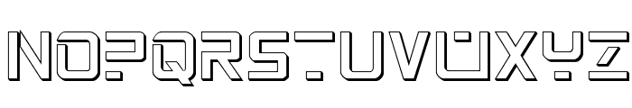 PsYonic VII 3D Regular Font UPPERCASE