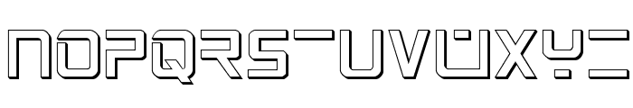 PsYonic VII 3D Regular Font LOWERCASE