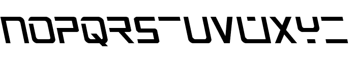 PsYonic VII Leftalic Font LOWERCASE