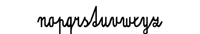 P?sankov? psac? Jakub Sloup opt Font LOWERCASE