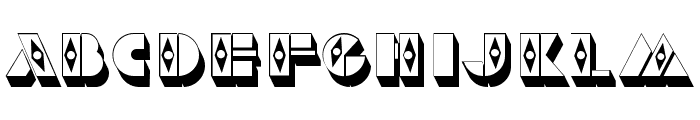 Psychic Fortunes Hollow Regular Font LOWERCASE