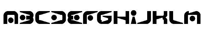 Psychlone Straight Font UPPERCASE