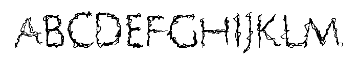 Psychographia Font UPPERCASE
